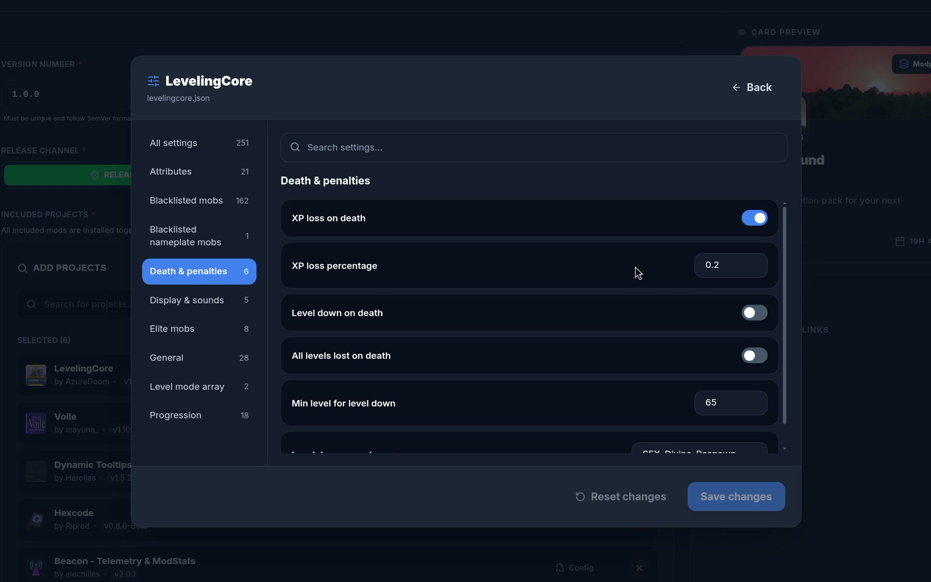 Create Trailbound on the website, choose mod releases, add BetterMap, save its config overrides, and upload the first pack version.